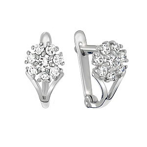 Серьги детские из серебра Сильвер Лайн с105087р