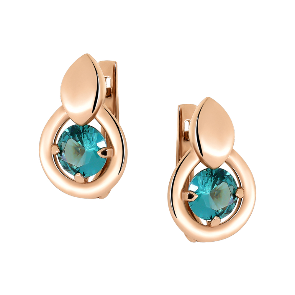 Серьги из золота ELEGANT GOLD 20468-1