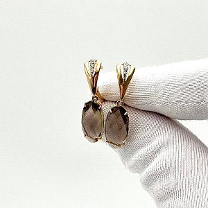 Серьги из золота RUSGOLDART 2105308 1 17 1
