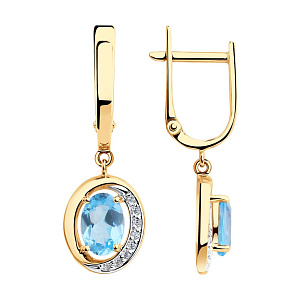 Серьги из золота SOKOLOV 51-321-00224-1