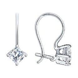 Серьги детские из серебра SOKOLOV 94020581
