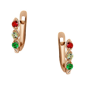 Серьги детские из золота RUSGOLDART 2497307 1 32 10