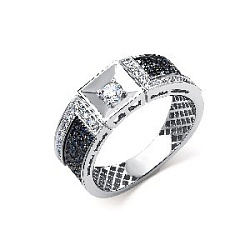 Кольцо с бриллиантом Klondike 01-00225-02-006-02-05