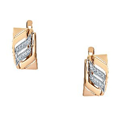 Серьги из золота кл4049а-01