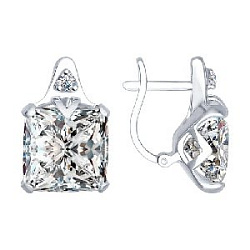Серьги из серебра SOKOLOV 94022280