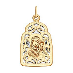 Подвеска икона из золота SOKOLOV 104133