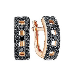 Серьги из золота BERGER 120099 ч