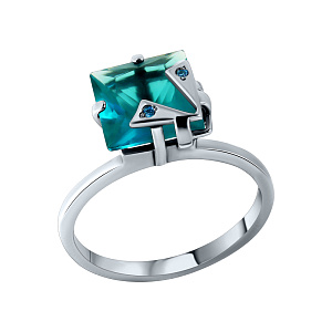 Кольцо из серебра 10-016-пар