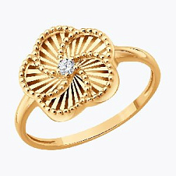 Кольцо из золота SOKOLOV 019830