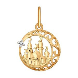 Подвеска культовая из золота SOKOLOV 51-130-01369-1