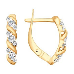 Серьги из золота SOKOLOV 028157