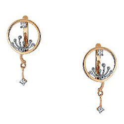 Серьги из золота RUSGOLDART 2537907 1 1 1