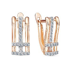 Серьги из золота RUSGOLDART 2641207 1 1 1