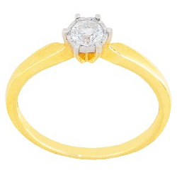 Кольцо помолвочное с бриллиантом Бриант RYI2618D