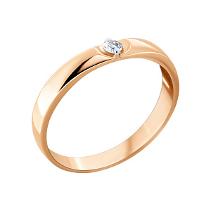 Кольцо обручальное с бриллиантом АРИНА 1049601-11240