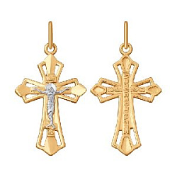 Подвеска крест из золота SOKOLOV 121438