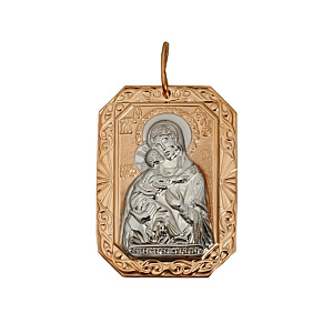 Подвеска икона из золота Аврора 74338