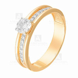 Кольцо помолвочное из золота кл2095-01