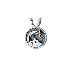 Подвеска из серебра АЛЬКОР 03-4107/000Б-17