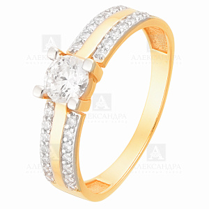 Кольцо помолвочное из золота кл2325-01