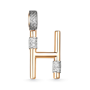 Подвеска буквы из золота CORONA 4960