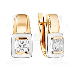 Серьги из золота кл3784а-01