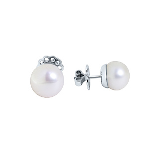 Серьги пуссеты из золота Арт-Модерн 020525