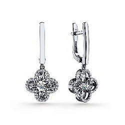 Серьги с бриллиантом grigoriev 02-12-5675-31-00