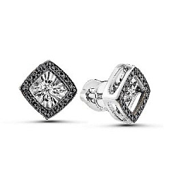 Серьги пуссеты с бриллиантом grigoriev 12-12-5499-13-00