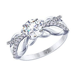 Кольцо из серебра SOKOLOV 94-110-01220-1