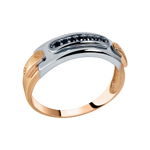 Кольцо мужское из золота DEL'TA 1102535