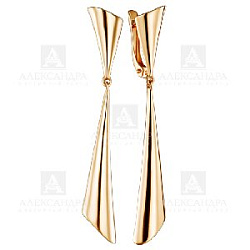 Серьги из золота АЛЕКСАНДРА с745-01