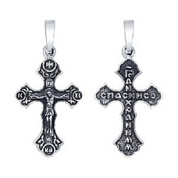 Подвеска крест из серебра SOKOLOV 95120056