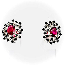 Серьги из серебра Серена-Сильвер Т6СК.702РБR-1