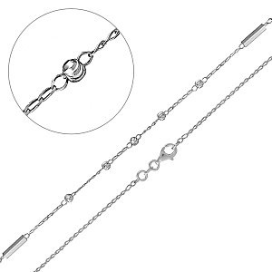 Цепь из серебра Сильвер Лайн ФДЦШр 45