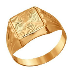 Кольцо мужское из золота SOKOLOV 012774