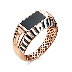 Кольцо мужское из золота BERGER 040026