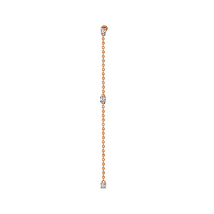 Серьга из золота САНИС 01-218556