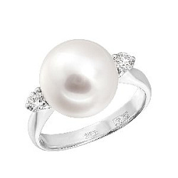 Кольцо с бриллиантом ГАЛЕРЕЯ ЭКСКЛЮЗИВА 4510125 Ж