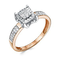 Кольцо с бриллиантом Klondike 01-00852-05-001-03-01