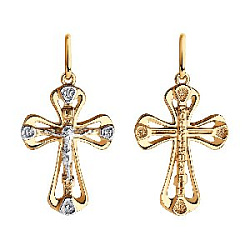 Подвеска крест из золота SOKOLOV 51-131-00400-1