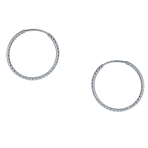 Серьги кольца из золота DEL'TA б520120/20