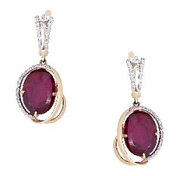 Серьги из золота CORONA 02-1907