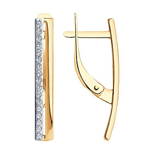 Серьги из золота SOKOLOV 027168