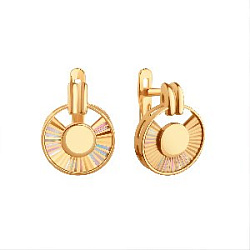 Серьги из золота KARATOV Т10062Г451