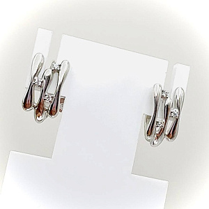 Серьги из серебра АРИНА 1053282-01110