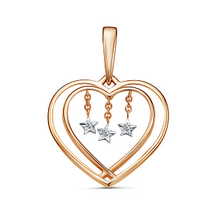 Подвеска из золота RUSGOLDART 3705407 1 1 1