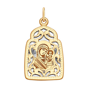 Подвеска икона из золота SOKOLOV 104133