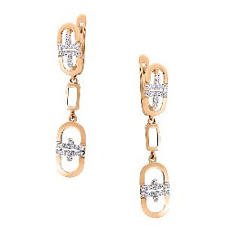 Серьги из золота CORONA с1162