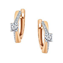 Серьги из золота MAGIC STONES 002-0505-0001-011